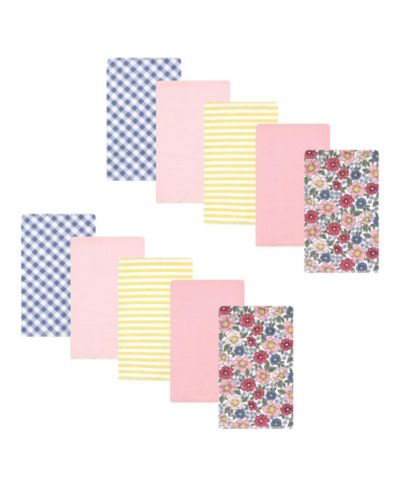 Pink blue pretty floral 10 pack