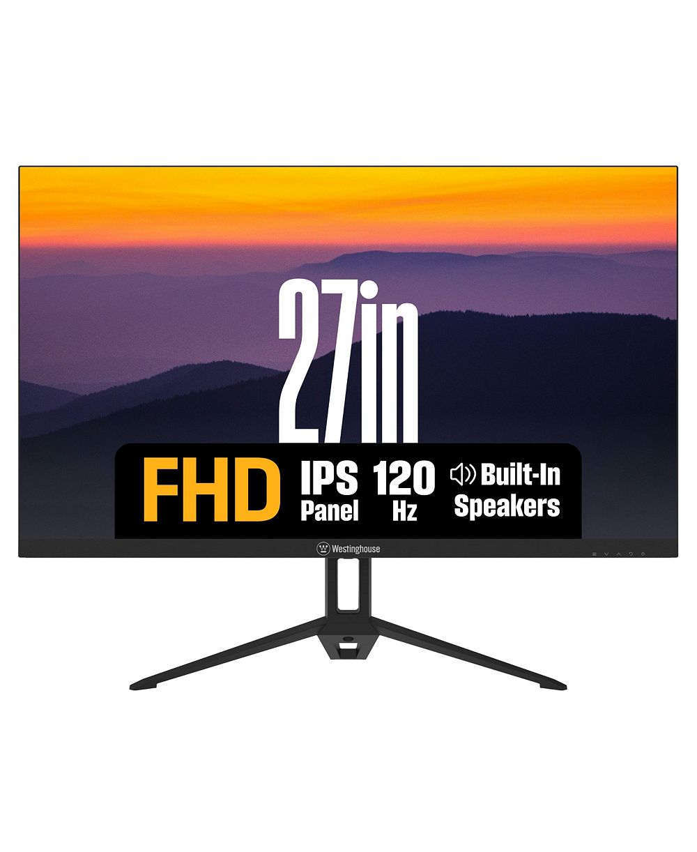 Монитор Westinghouse 27" Full HD IPS, 120Hz, 1ms, HDR, Adaptive Sync, встроенные динамики, HDMI и VGA