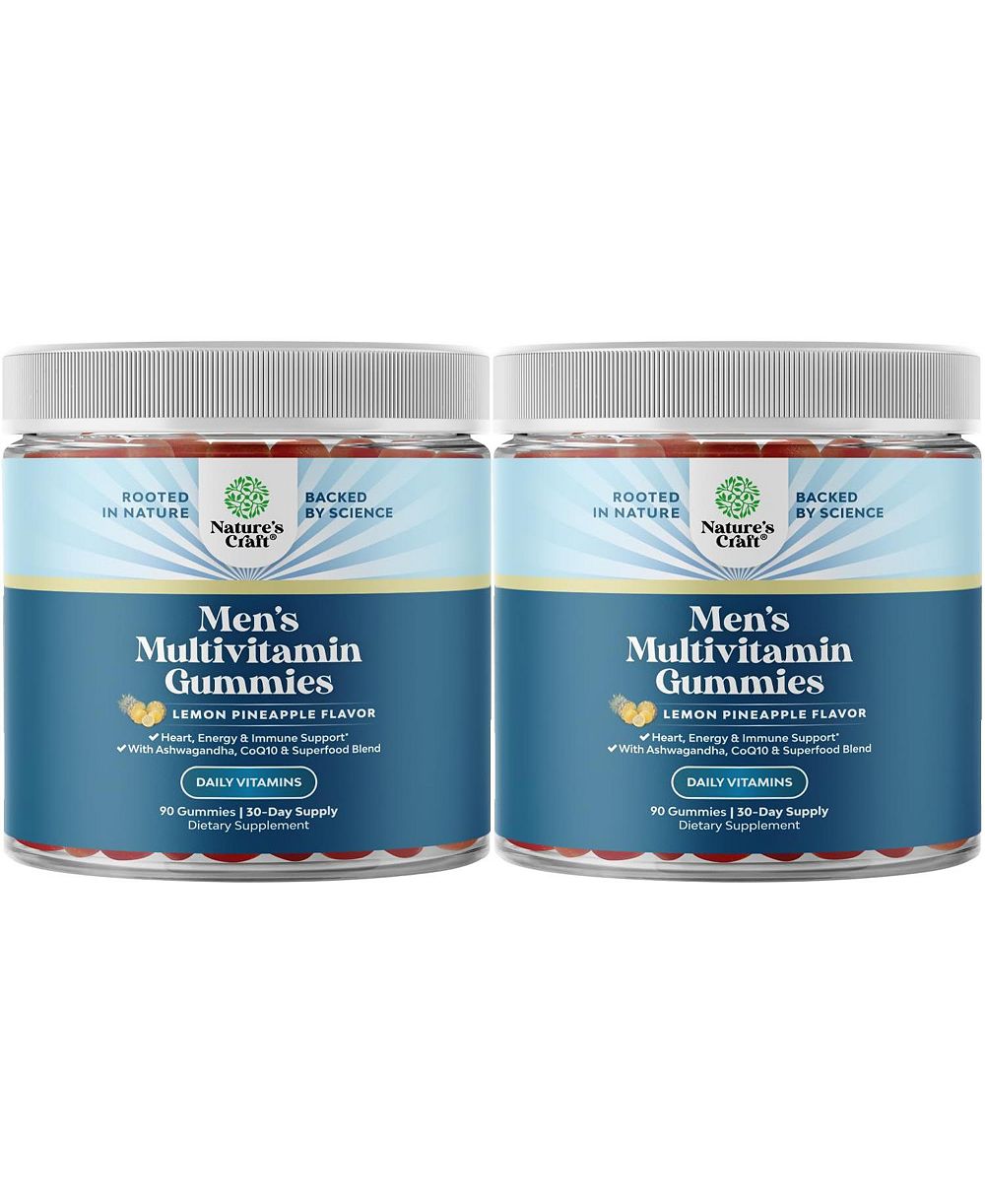 Мужские желейные витамины Nature's Craft, Lemon Pineapple, 90 шт