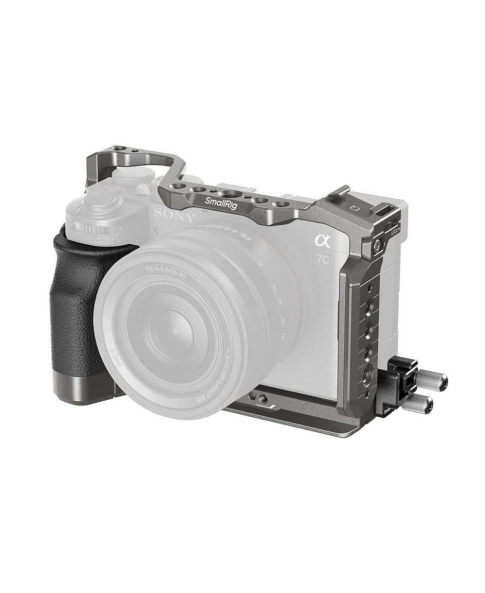 SmallRig HawkLock Quick Release Cage Kit with Silicone Handle for Sony Alpha 7C II/7CR