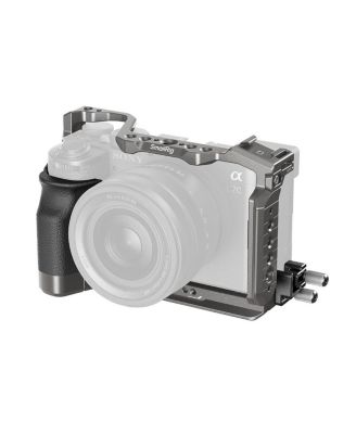 SmallRig HawkLock Quick Release Cage Kit with Silicone Handle for Sony Alpha 7C II/7CR