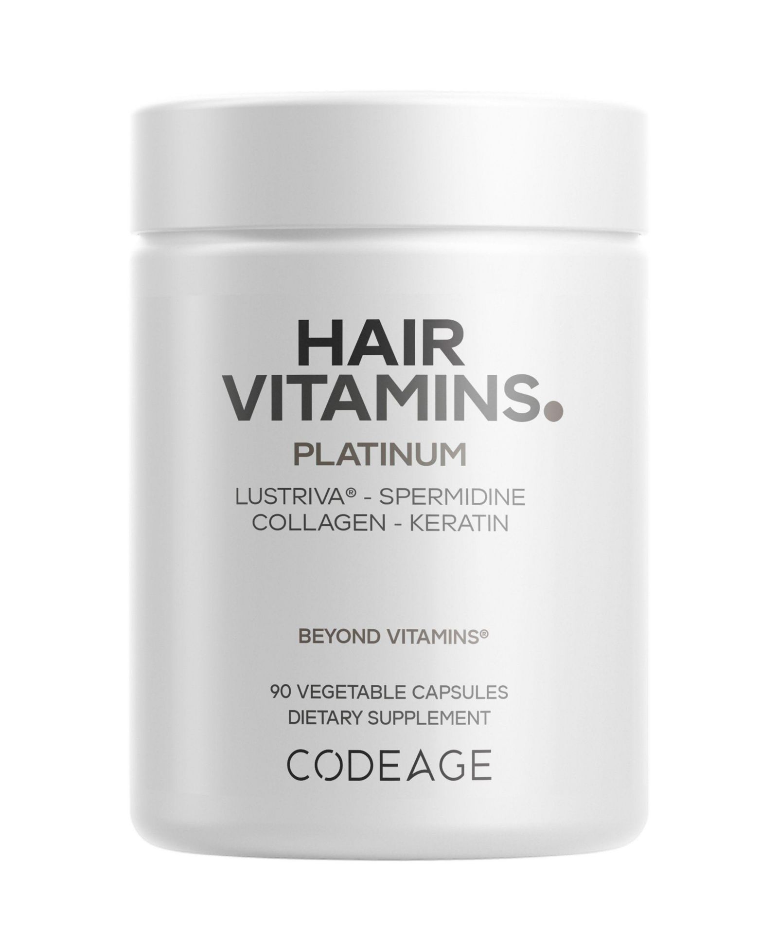 Codeage витамины для волос Platinum Lustriva 90 капсул
