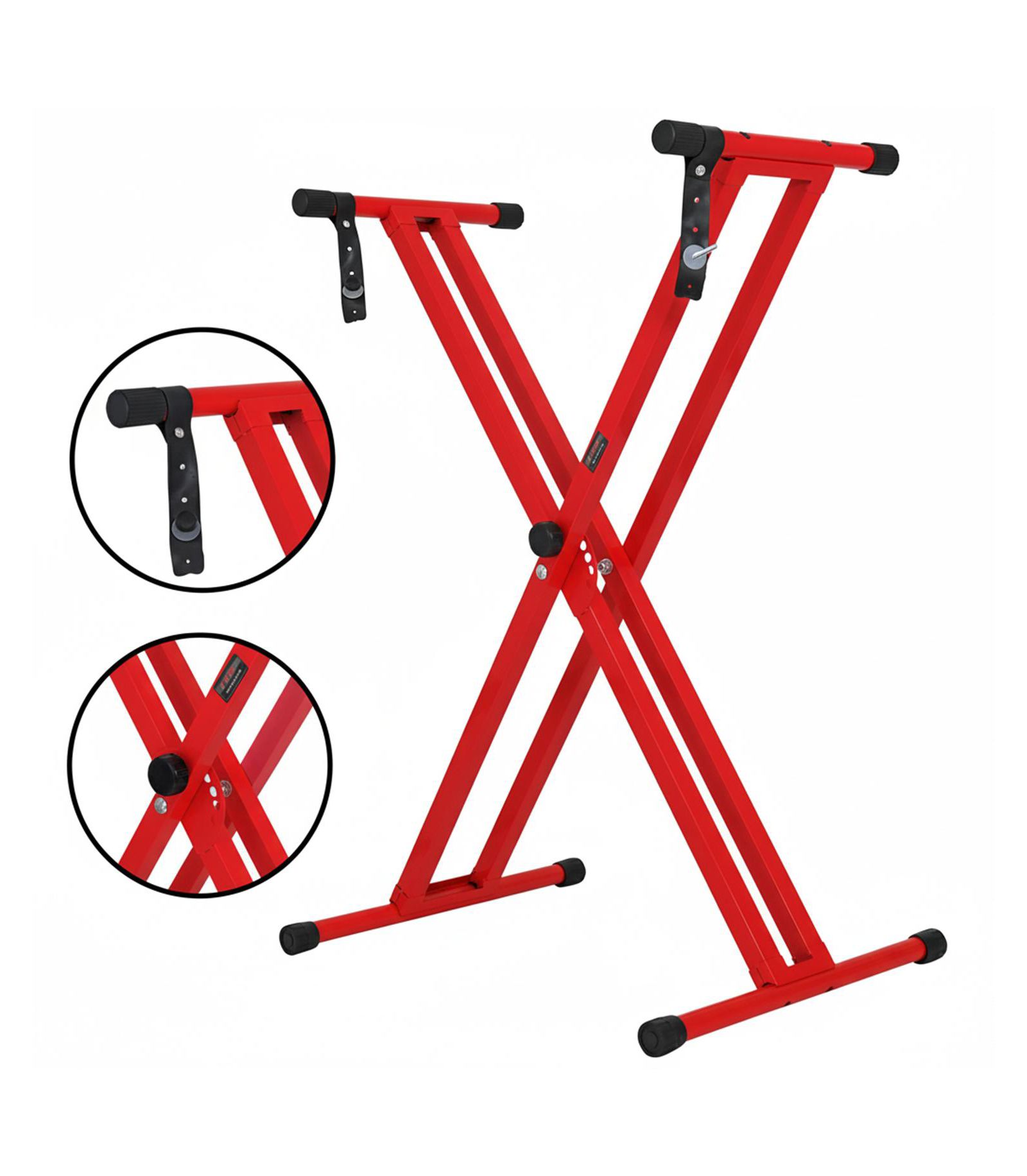 5 Core Dual X-Shape Portable Adjustable Keyboard Stand