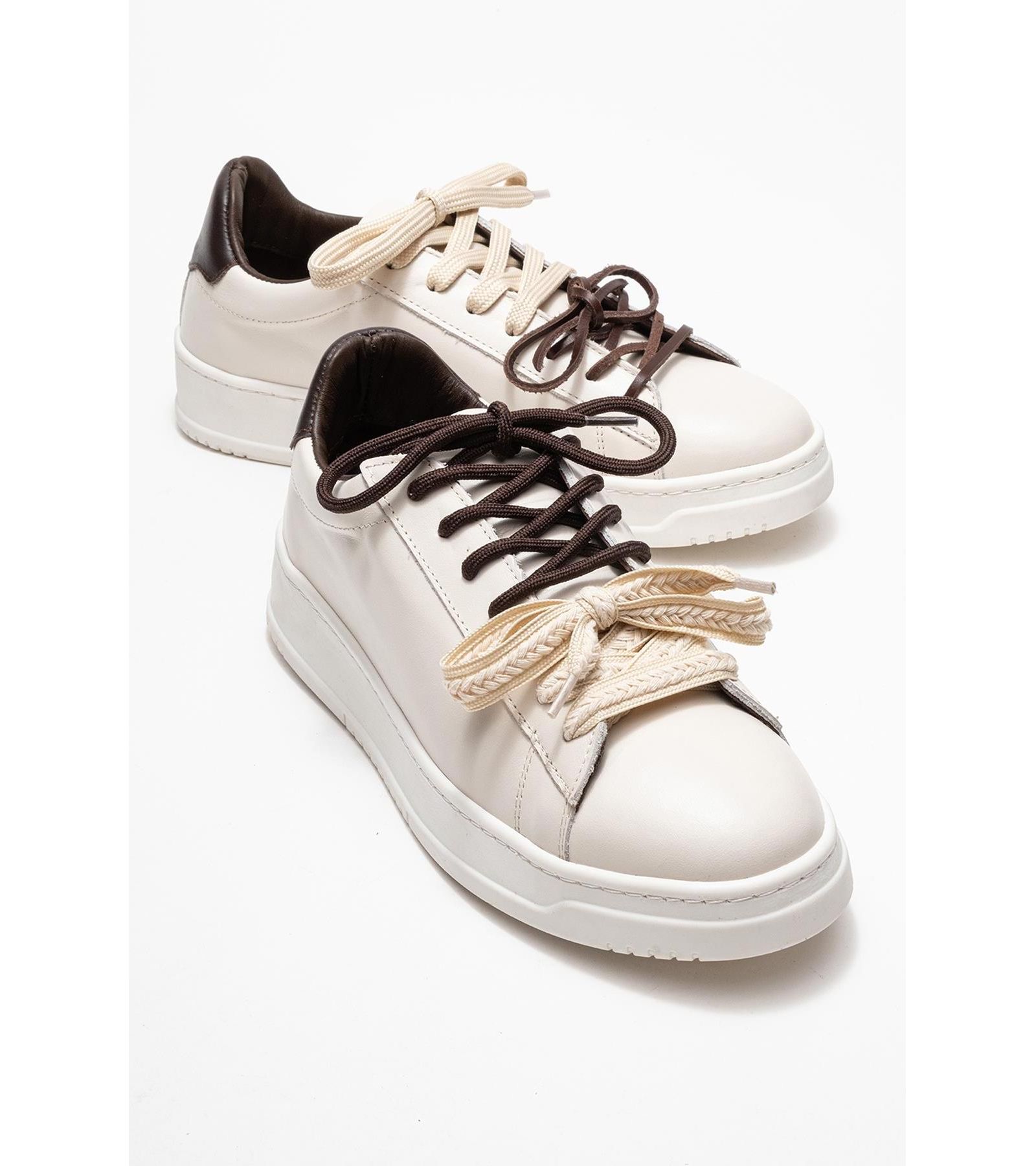 Forever & Always Shoes  Women's Warron Leather Sneakers
