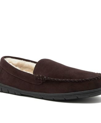 Dark mahogany suede