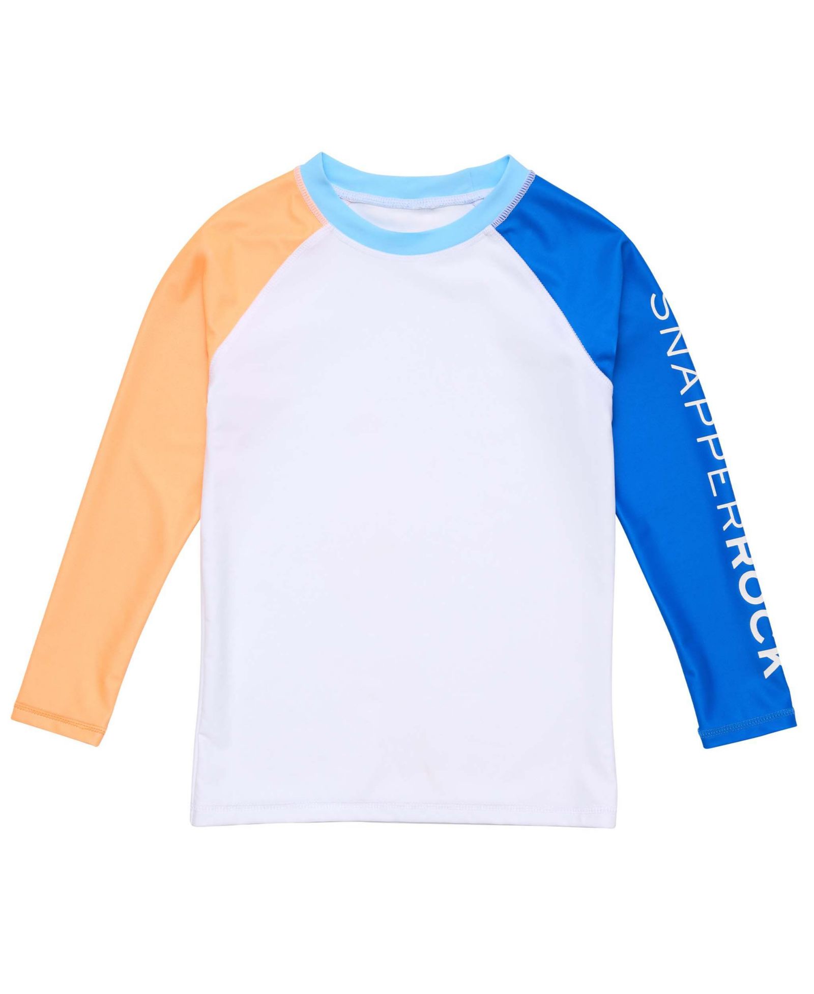 Snapper Rock Детский длинный рукав рашгард Blue Papaya