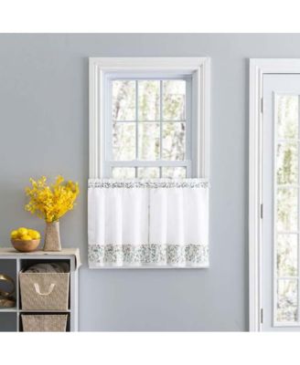 Ellis Curtain занавеска с цветочным узором Ellis Country Floral и кружевной каймой