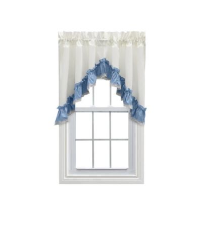 Штора Ellis Curtain Madelyn с рюшами в викторианском стиле и кружевной каймой