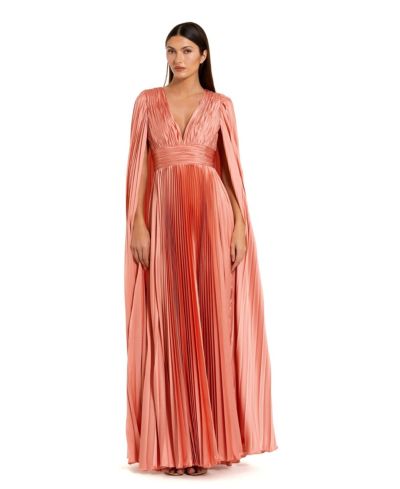 Женское вечернее платье Mac Duggal Pleated Charmeuse