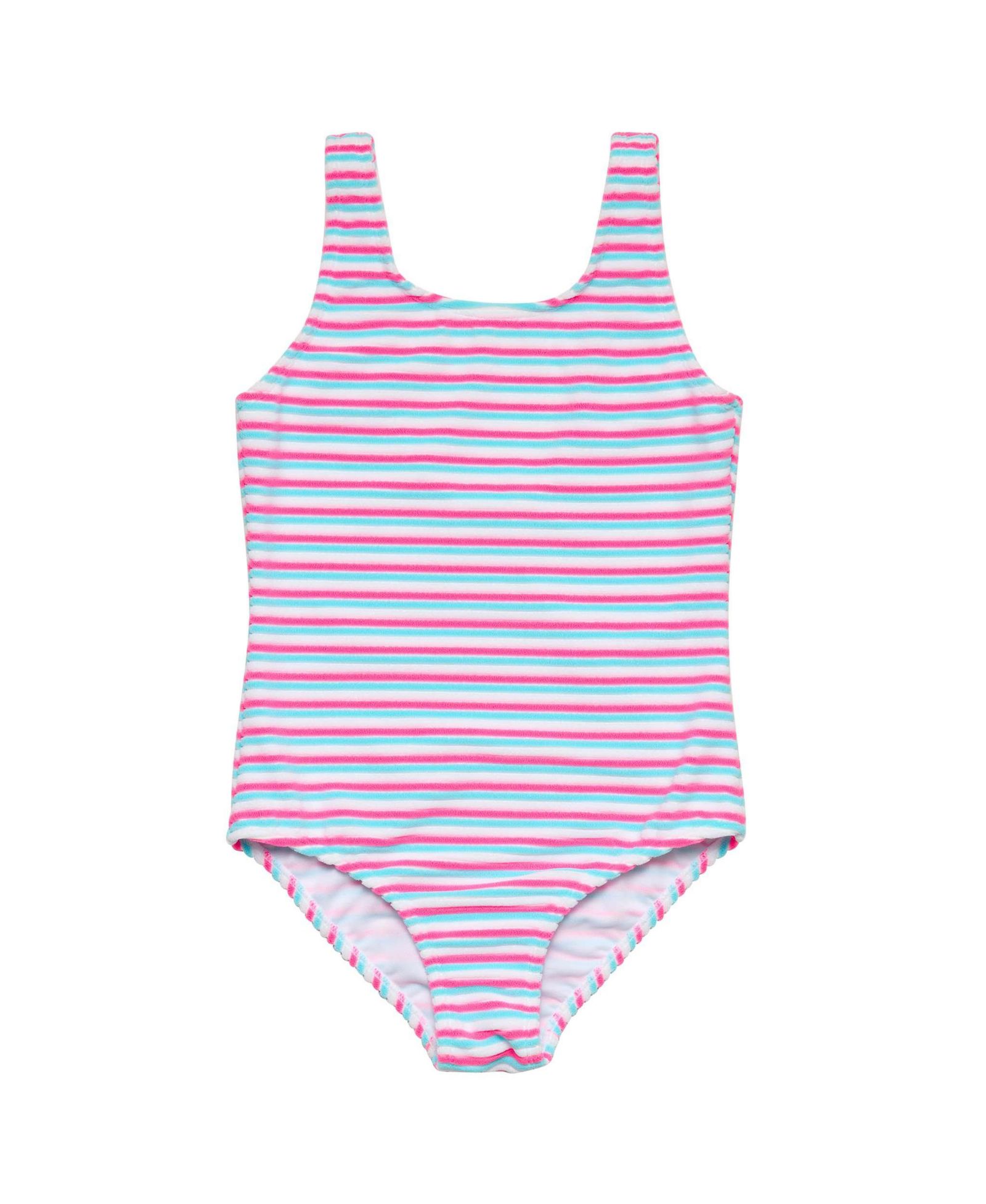 Детский купальник Snapper Rock Sorbet Stripe с широким вырезом