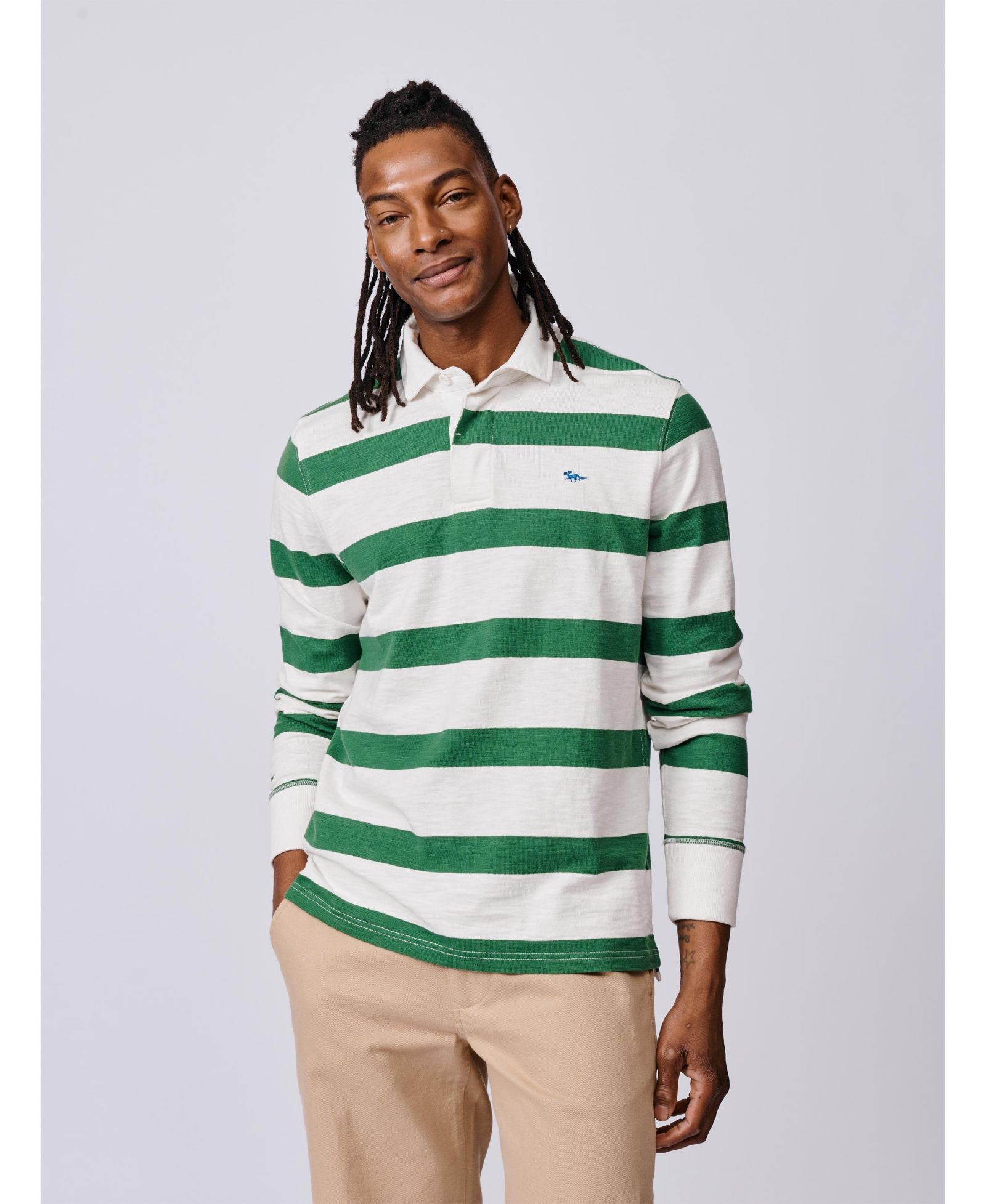 Aubin Men's Irnham Long Sleeve Rugby Shirt