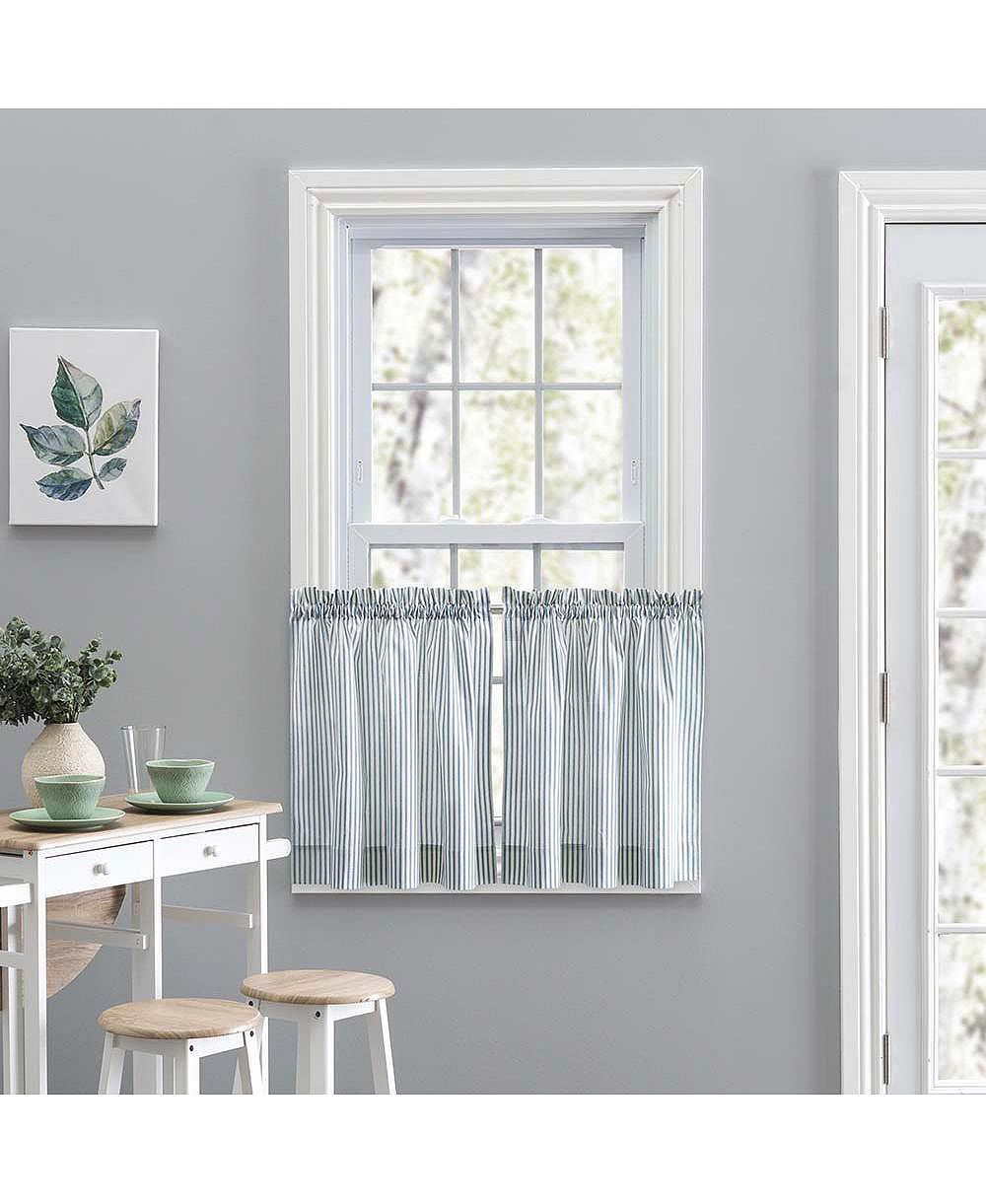 Шторы Ellis Curtain Plaza Classic Ticking Stripe Blue
