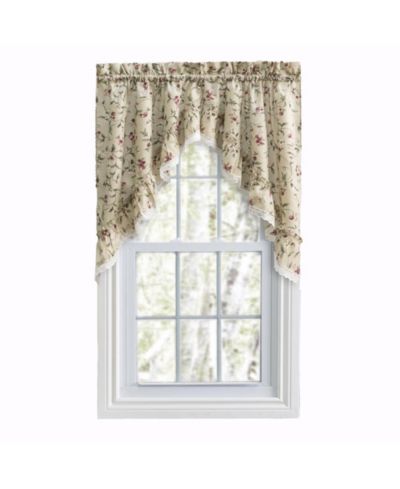 Ellis Curtain Штора с рюшами Cherries, кружевная кромка, 58" x 36"