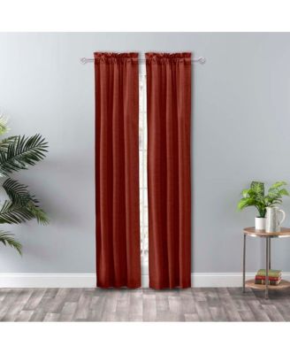 Парные шторы Ellis Curtain Lisa Solid Color Poly 56" x 84"