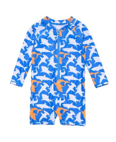 Детский солнцезащитный комбинезон Snapper Rock Shark Squad LS