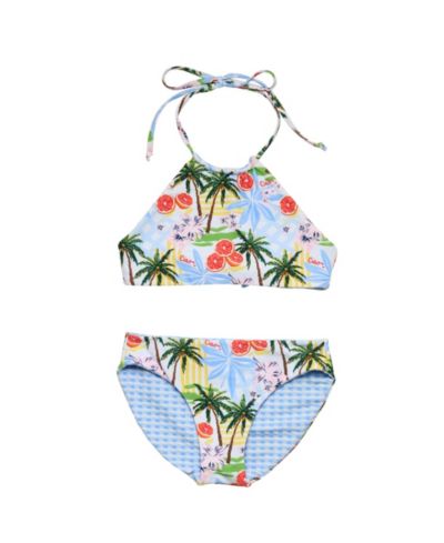 Snapper Rock Big Girls Ciao Paradiso Reversible Halter Bikini