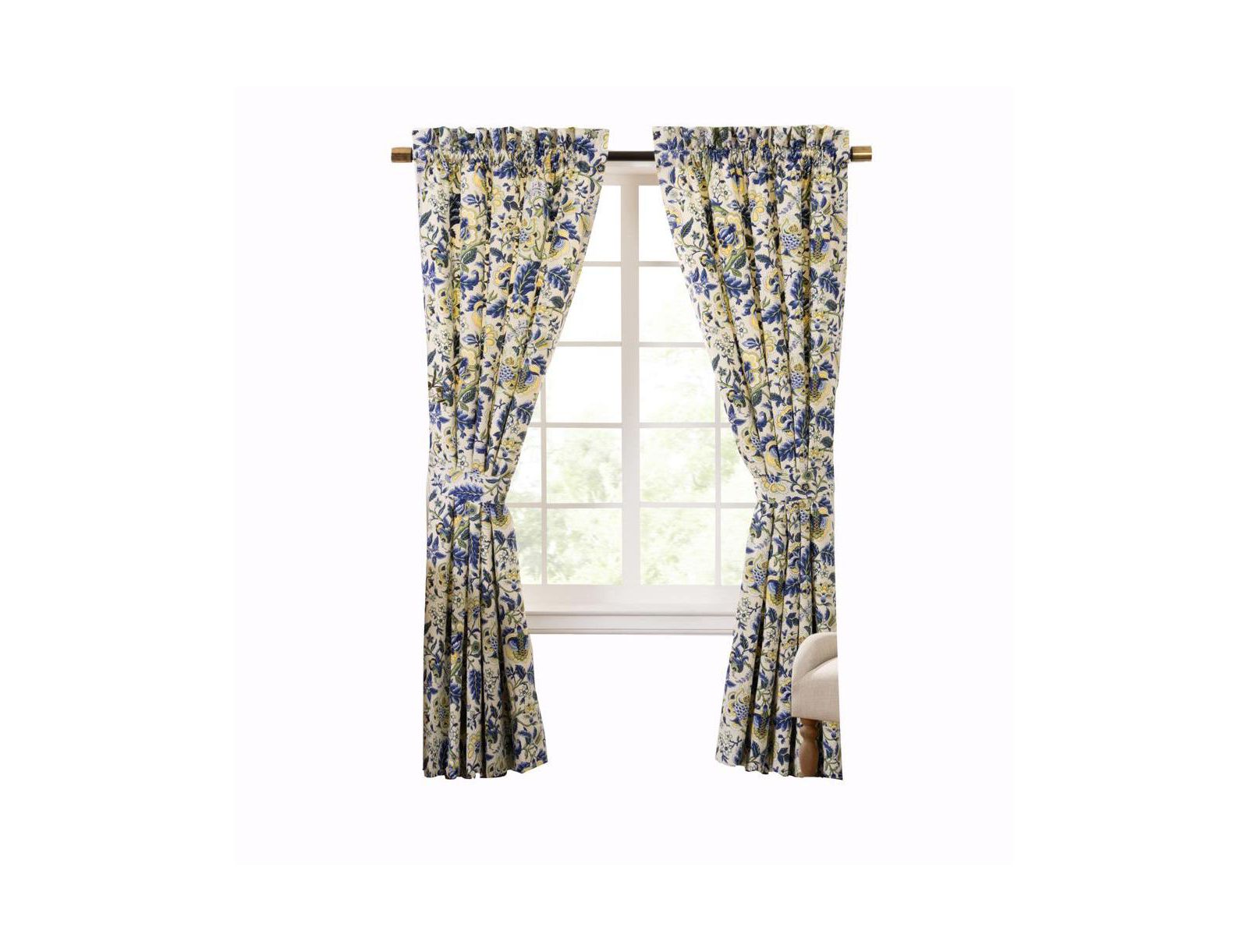Ellis Curtain Regency набор из двух штор 96" x 63" с подхватами