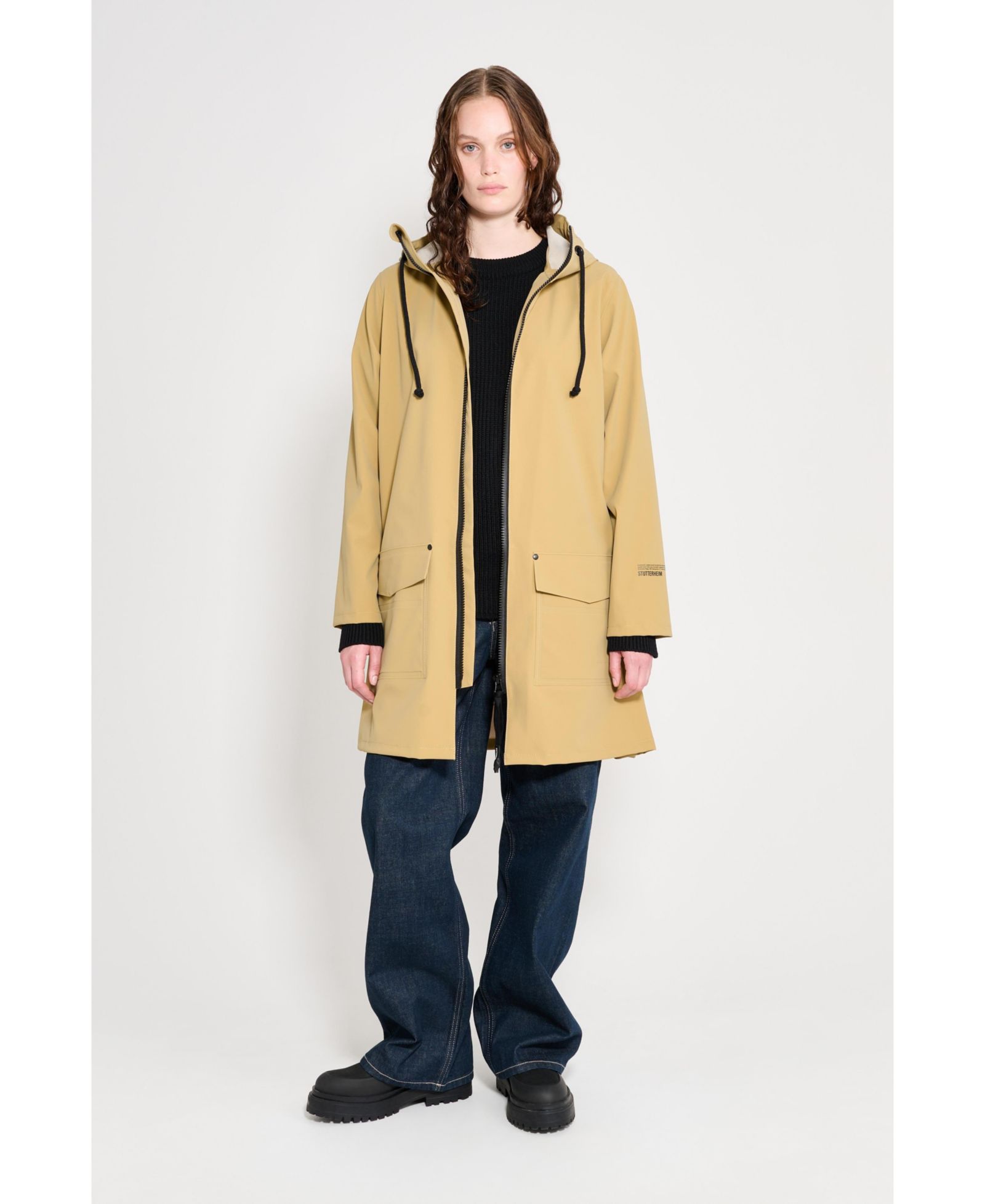 Stutterheim Women's Mosebacke Patch Raincoat