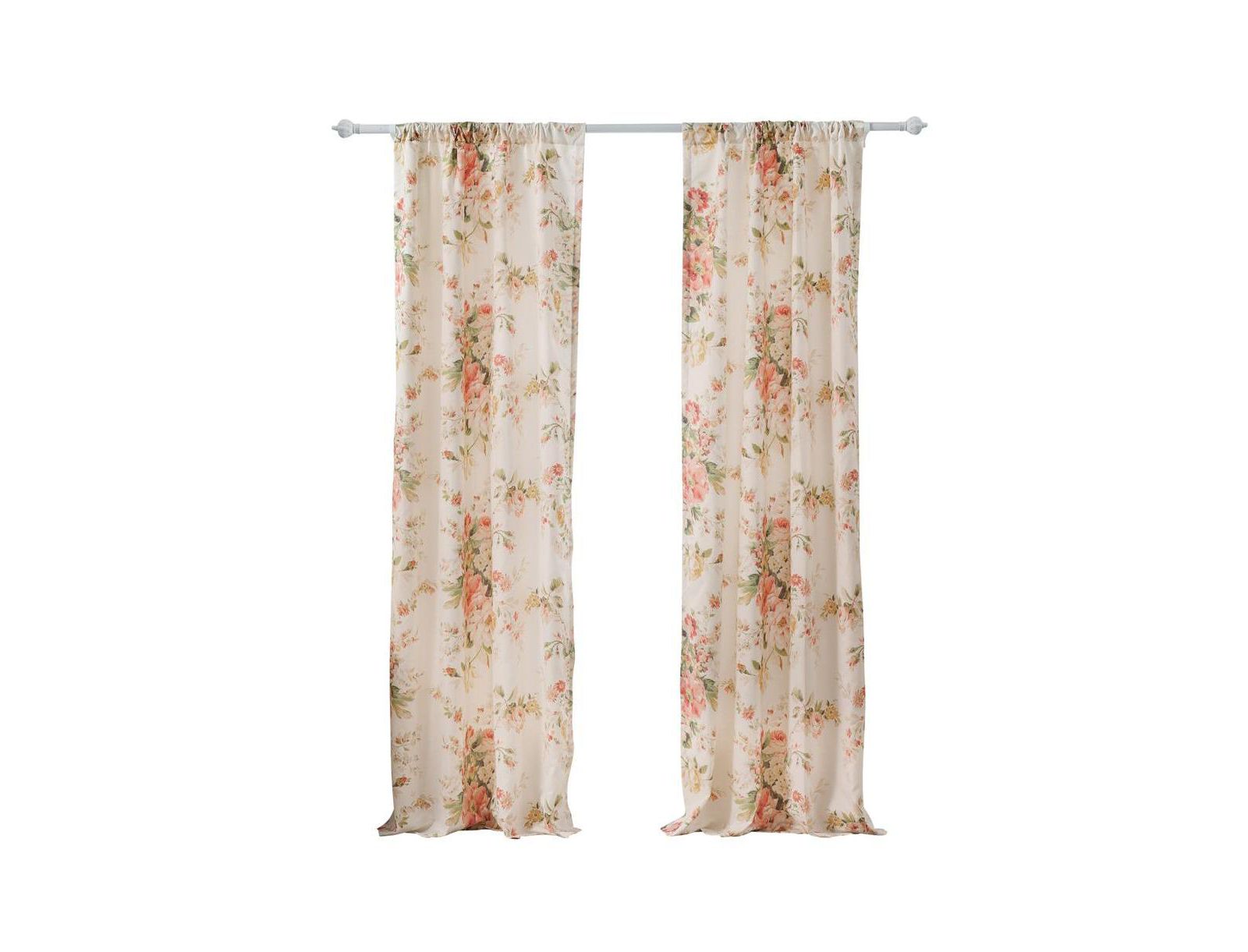 Greenland Home Fashions Grace Embrace Beauty Luxurious Modern Window Treatment Panel Pair Window Each Panel 42"x84" Buttercup