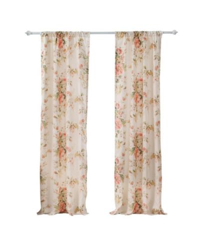Парные шторы Greenland Home Fashions Grace Embrace Beauty 42"x84" Buttercup