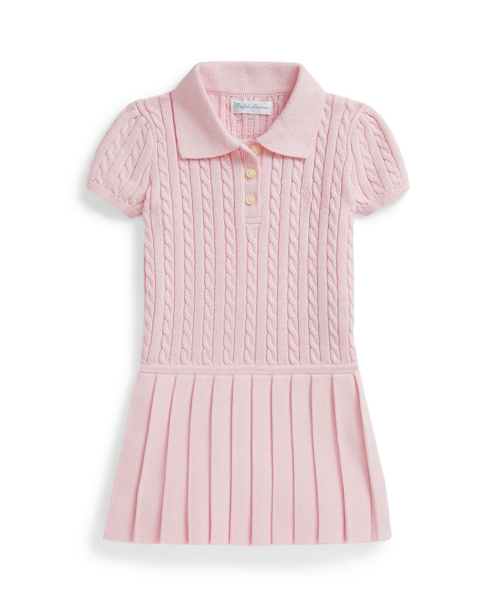Детское поло-свитер Polo Ralph Lauren Mini-Cable для девочек
