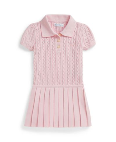 Детское поло-свитер Polo Ralph Lauren Mini-Cable для девочек