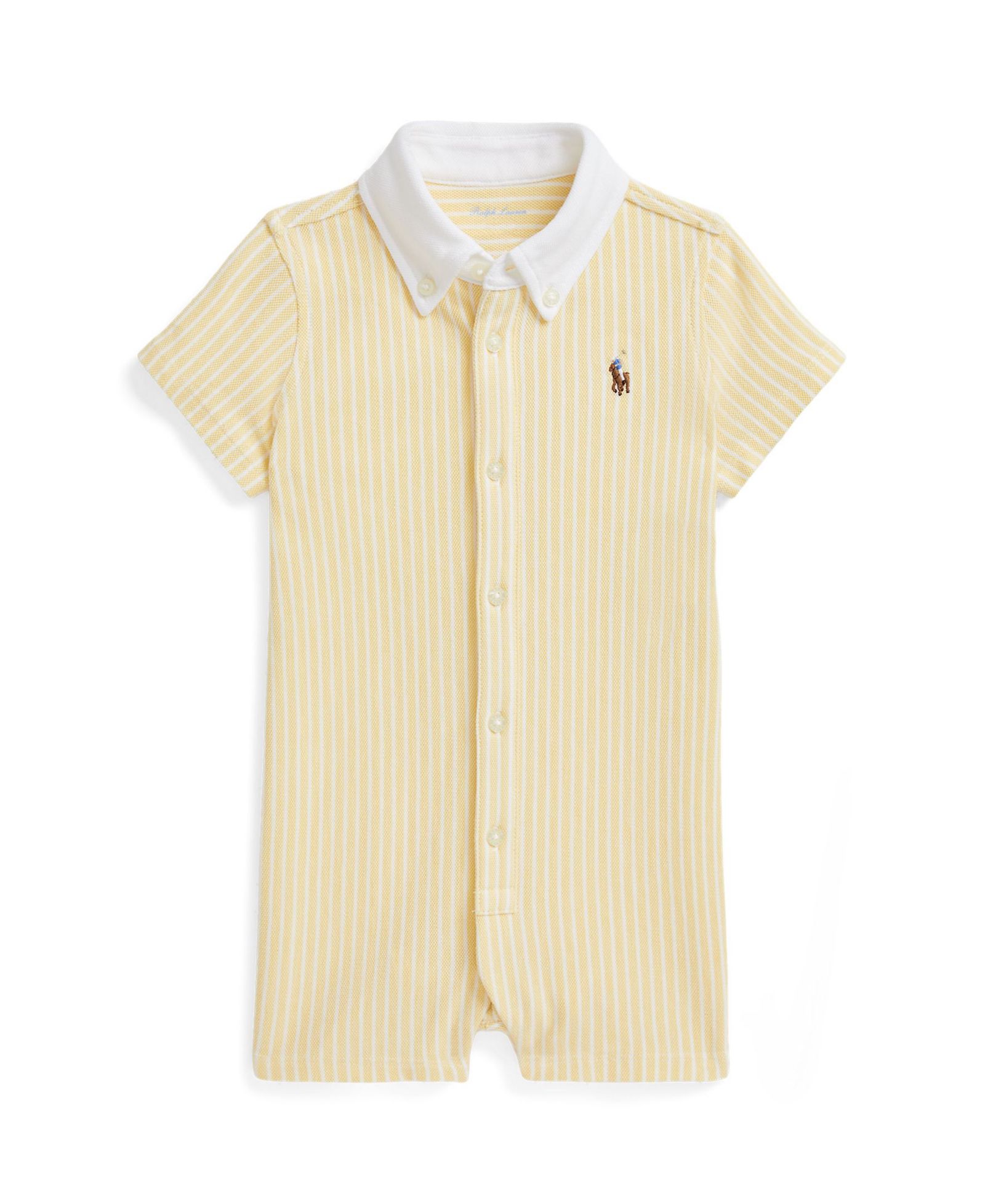 Детский полосатый джинсовый комбинезон Polo Ralph Lauren Baby Boys' Striped Oxford