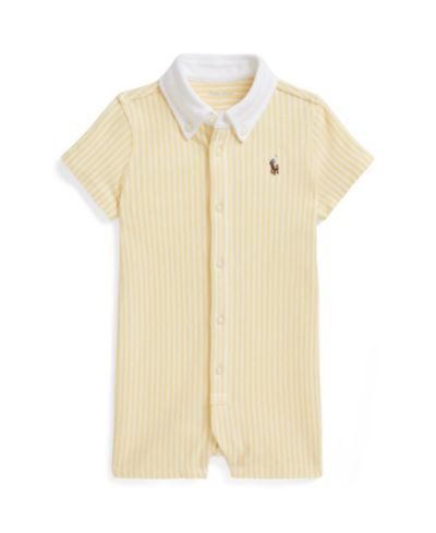 Polo Ralph Lauren Baby Boys' Striped Oxford Shortall
