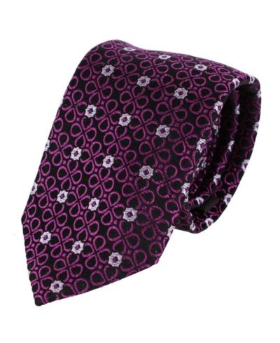 Галстук TRAFALGAR Men's Basil Bubble Floral из шелка