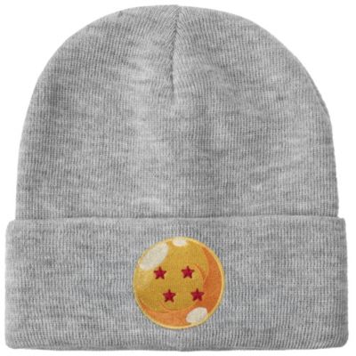 Dragon Ball Z Men's 4 Star Dragonball Heather Acrylic Knit Cuff Beanie