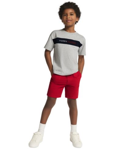 Детский комплект Tommy Hilfiger: футболка с круглым вырезом и шорты, 2-Piece Set