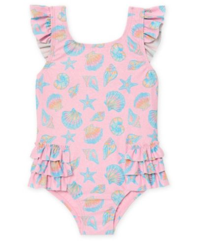 Angel Beach детский слитный купальник с квадратным вырезом, 2T-5T