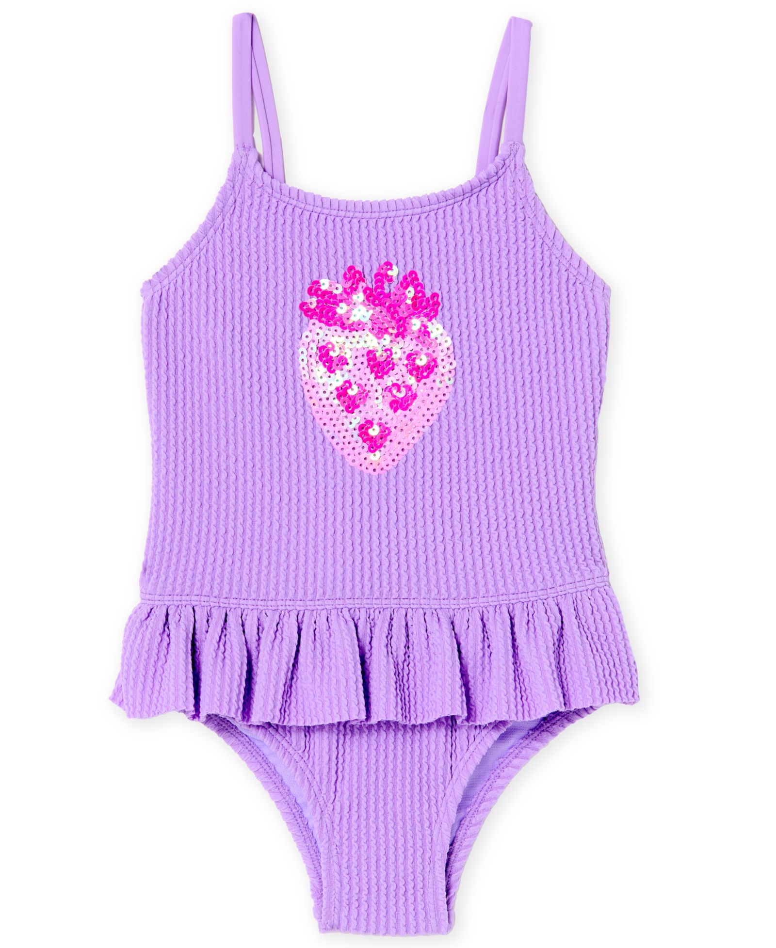 Angel Beach Girls' Toddler 2T-5T Sequin One-Piece Swimsuit