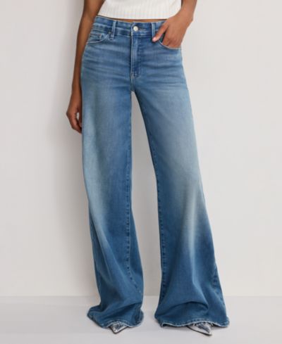 Джинсы Good American Women's Wide-Leg High-Rise