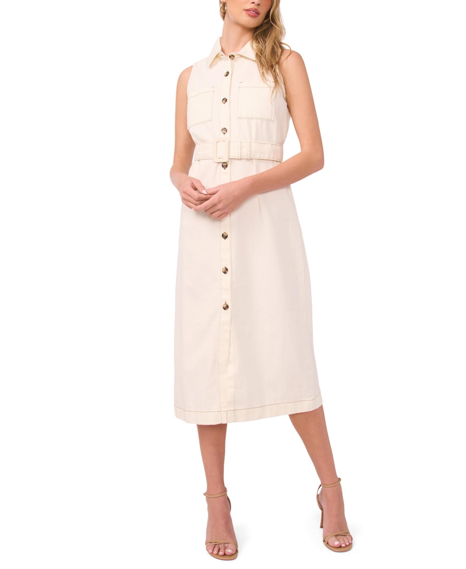 Женское платье Vince Camuto Collared Neck