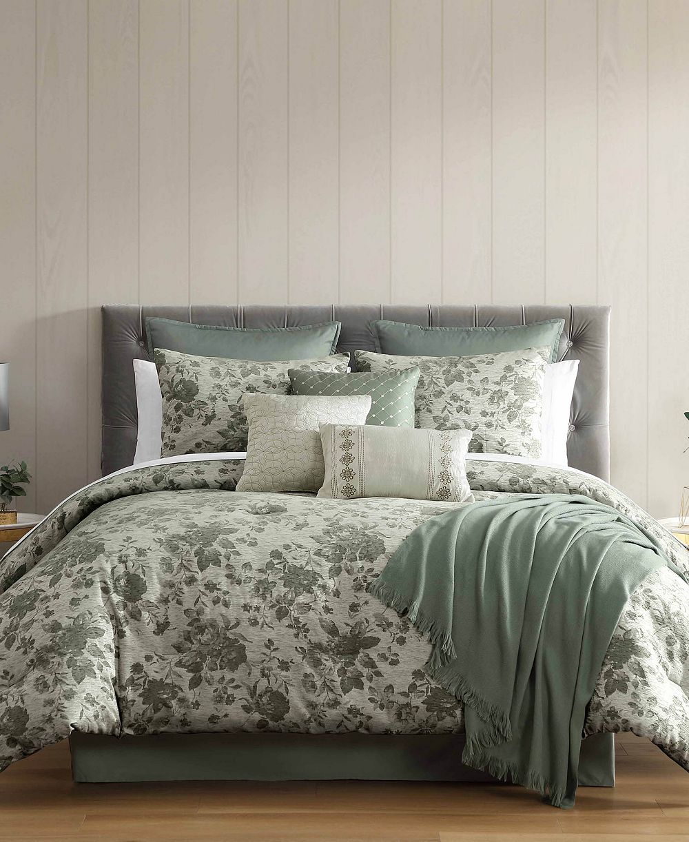 Комплект постельного белья Macy's Guthrie Floral 14-Pc. Comforter Set, King
