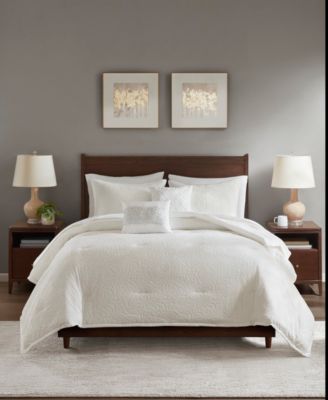 Addison Park Цветочный комплект покрывала Blanca, 9 шт., Queen