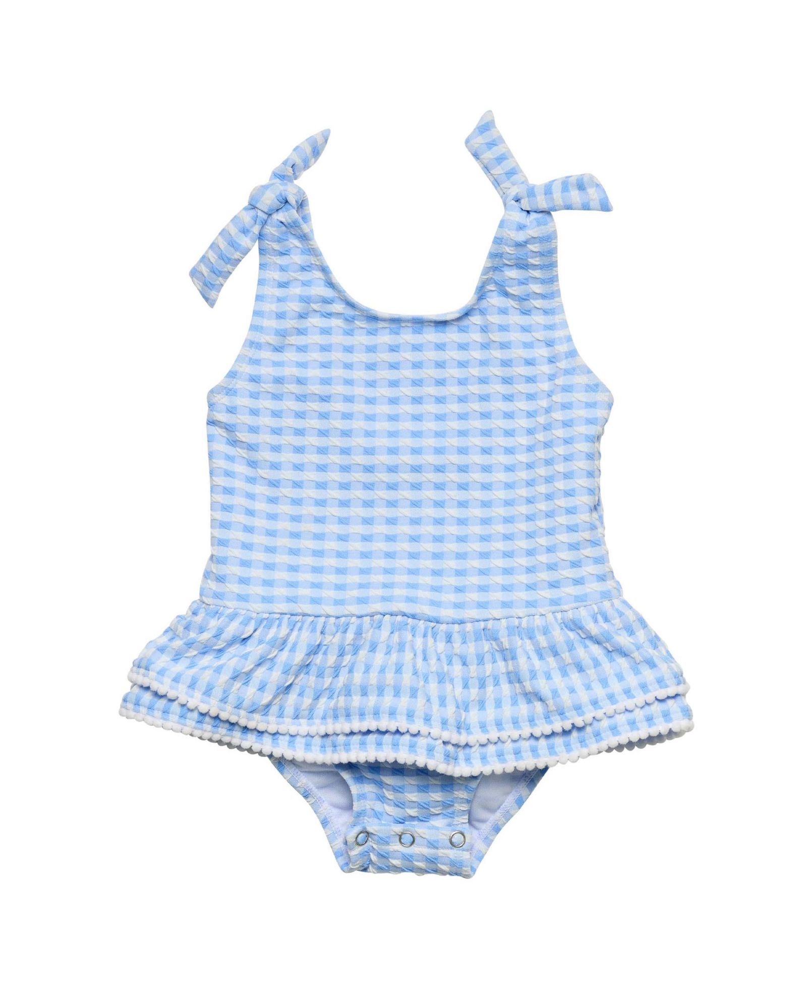 Snapper Rock купальник-шорты Seaside Gingham для девочек