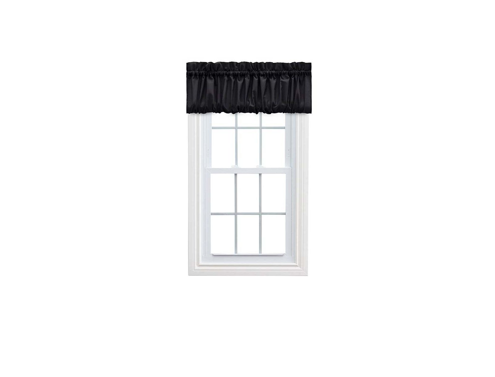 Ellis Curtain занавеска для окна Ellis Stacey Solid Color Fabric Balloon Valance 60"x15