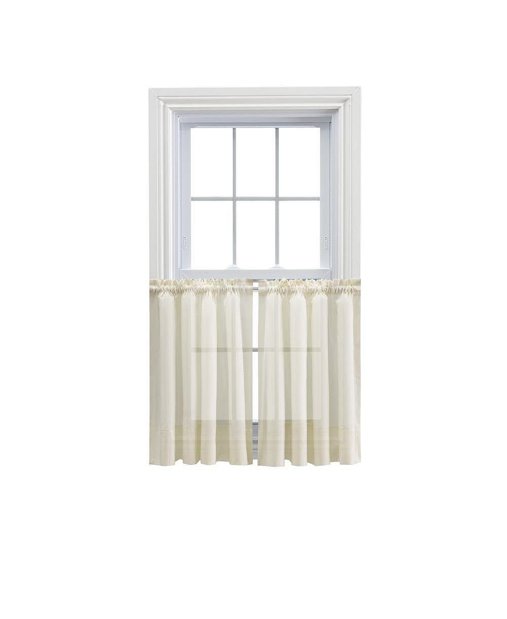 Ellis Curtain шторы Shadow Stripe Rod Pocket Tailored Tier