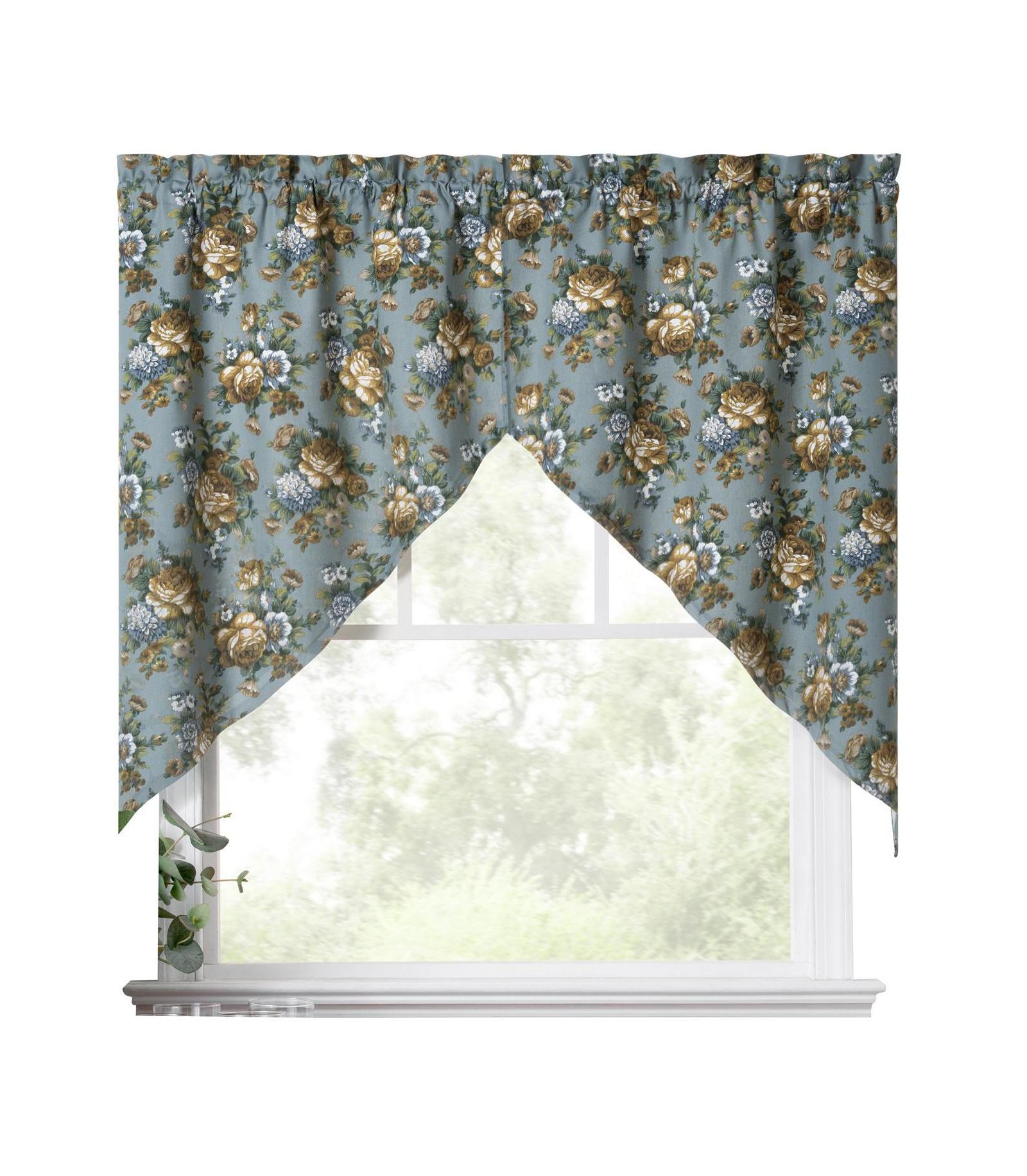 Шторы Ellis Curtain Rose Floral Pattern 56"x36"