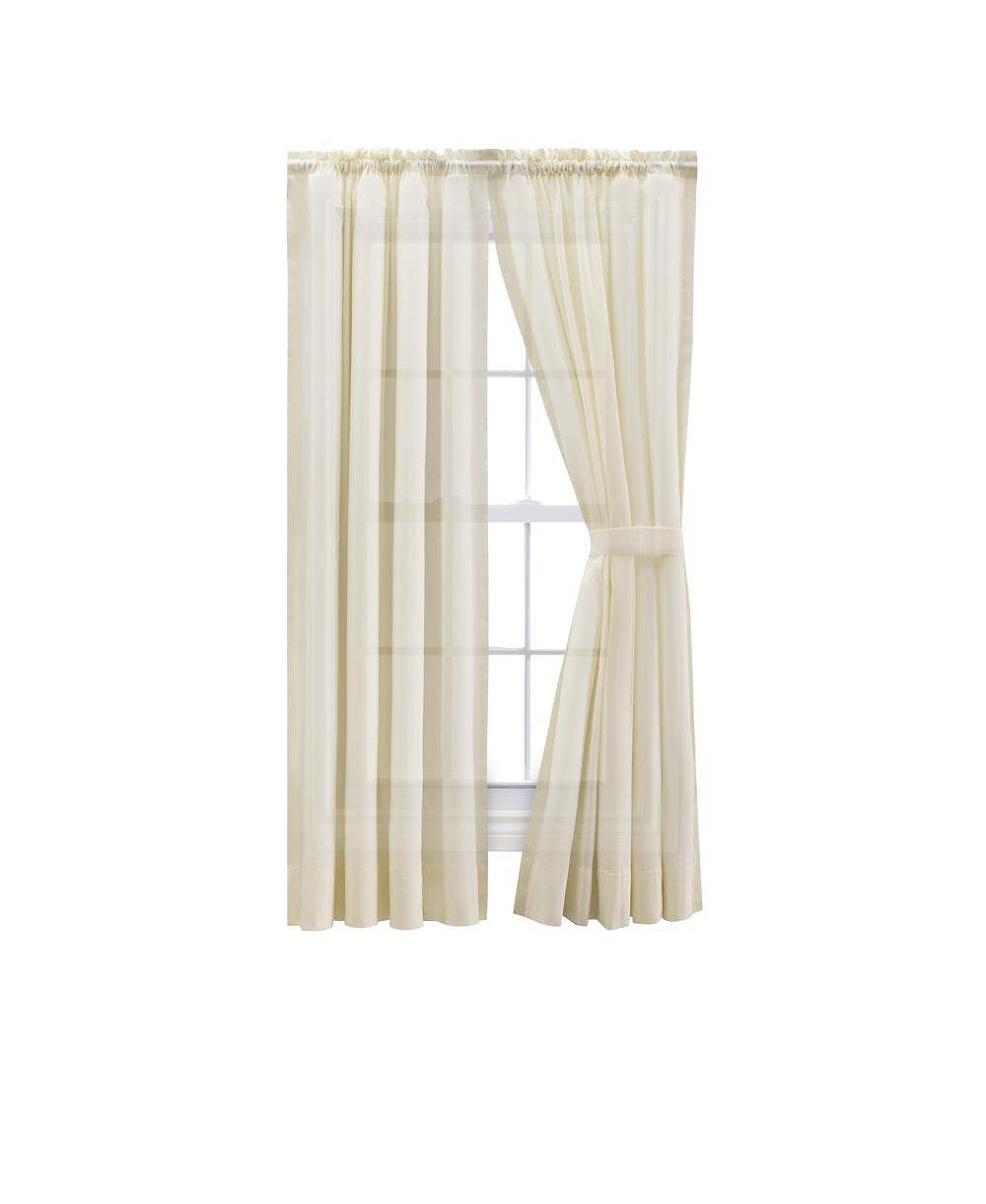Парные шторы Ellis Curtain Shadow Stripe с завязками для окон