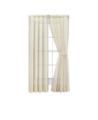 Парные шторы Ellis Curtain Shadow Stripe с завязками для окон