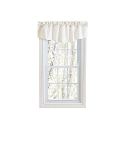 Ellis Classic Tailored Design in a Perma Press Fabric 3" Rod Pocket Lined Tapered Valance