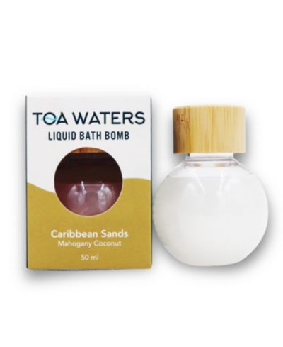 Бомбочка для ванны TOA Waters Caribbean Sands, Mahogany Coconut, 50 ml