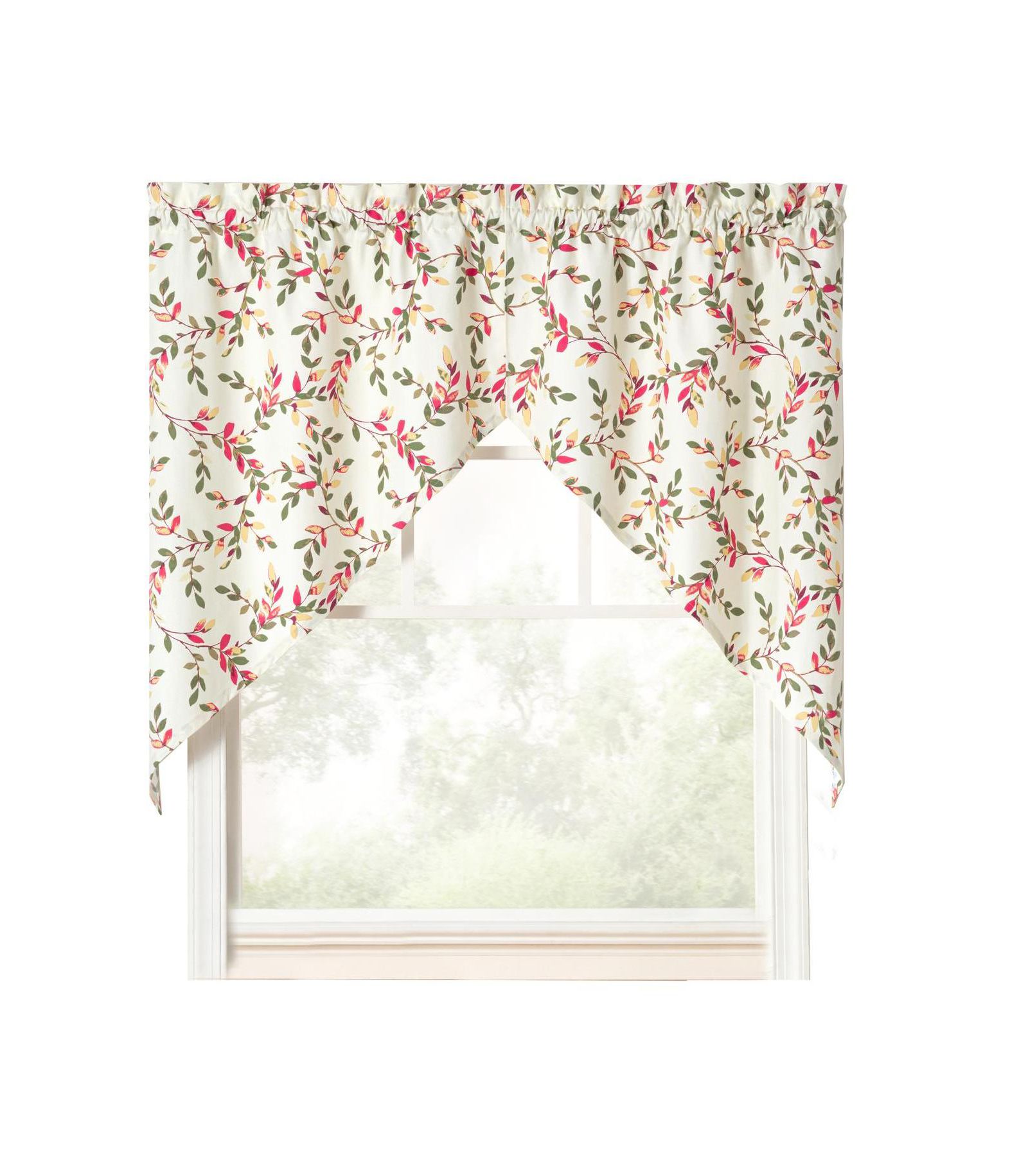 Штора Ellis Vintage Stylish Medium Scale Printed Vine Pattern 1.5" Rod Pocket