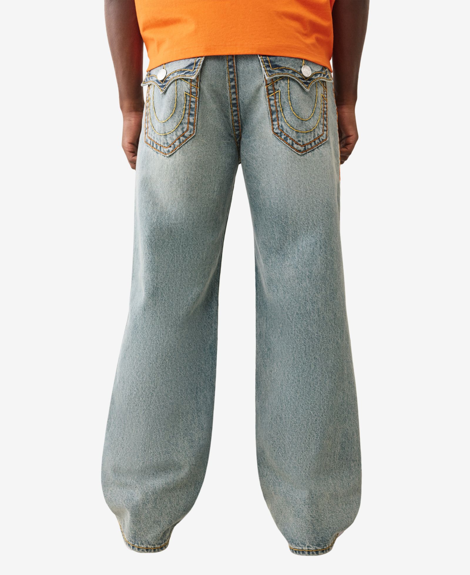 True Religion мужские джинсы Super T-Stitching