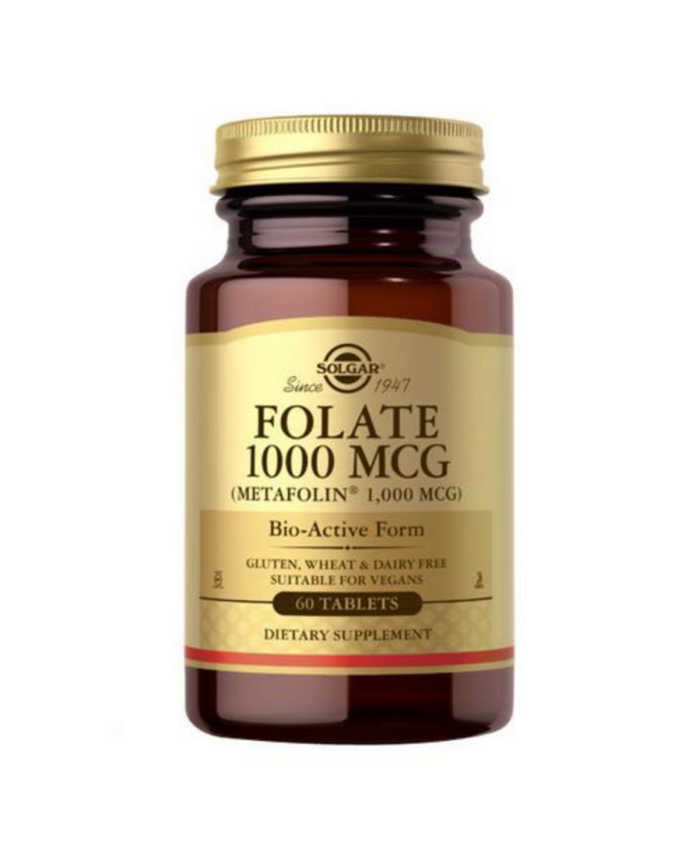 Solgar Folate (as Metafolin) 1000 mcg 60 таблеток