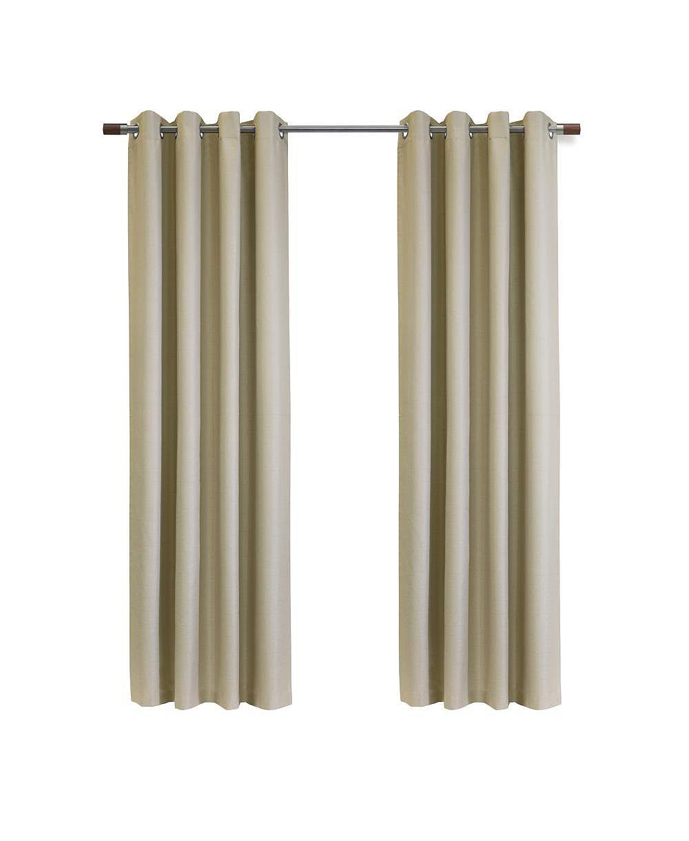 Льняная штора Thermaplus Newberry Window Treatment с люверсами для спальни или гостиной