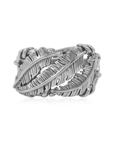 Кольцо American West Jewelry Sterling 3-Feather, размер 5